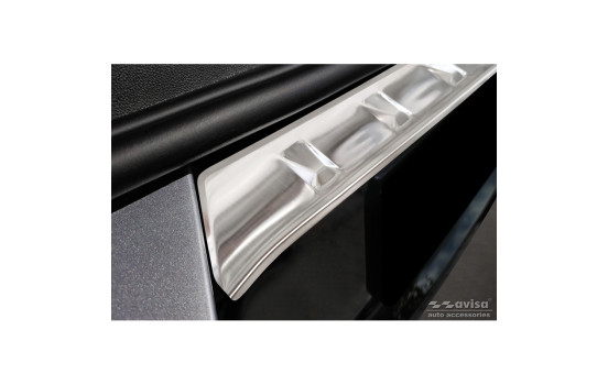 Stainless steel bumper protector suitable for Opel Grandland X Facelift 2021- 'Ribs', Image 4