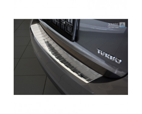 Stainless steel bumper protector suitable for Opel Insignia B Sportstourer 2017- 'Ribs'