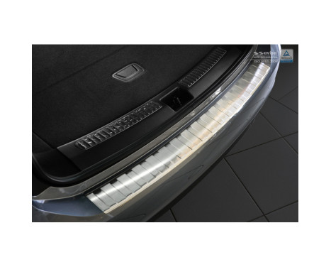 Stainless steel bumper protector suitable for Opel Insignia B Sportstourer 2017- 'Ribs', Image 2