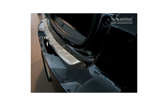 Stainless steel bumper protector suitable for Peugeot 208 II HB 5-door 2019- 'Ribs', Image 2