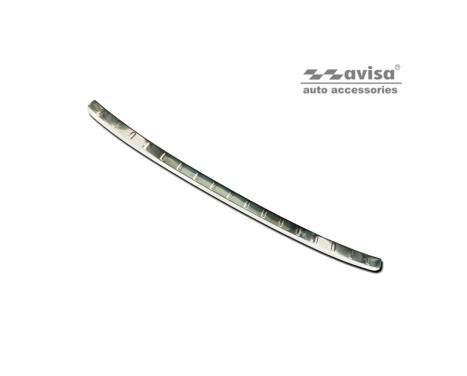 Stainless steel bumper protector suitable for Peugeot 208 II HB 5-door 2019- 'Ribs', Image 5