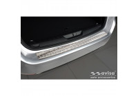Stainless steel bumper protector suitable for Peugeot 308 II SW 2013-2017 & Facelift 2017- 'Ribs'