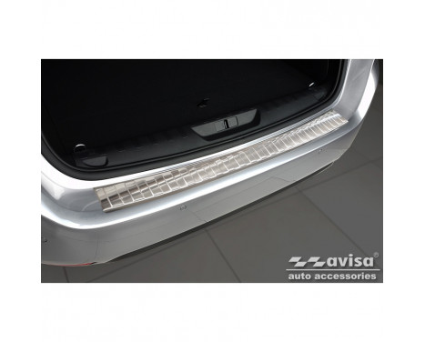 Stainless steel bumper protector suitable for Peugeot 308 II SW 2013-2017 & Facelift 2017- 'Ribs'