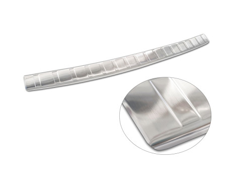 Stainless steel bumper protector suitable for Peugeot 308 III SW 2021- 'Ribs', Image 7