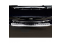 Stainless steel bumper protector suitable for Peugeot 508 II SW 2019- 'Ribs'