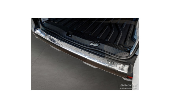 Stainless steel bumper protector suitable for Renault Kangoo III Furgon 2021- 'Ribs'