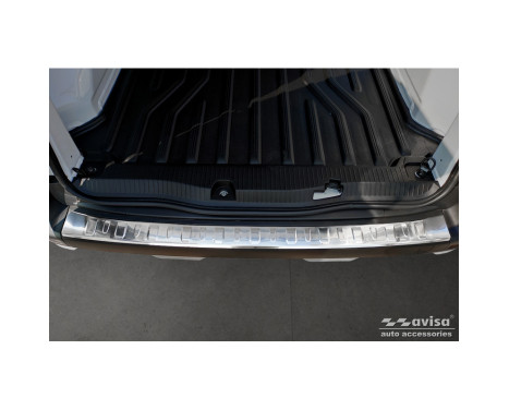 Stainless steel bumper protector suitable for Renault Kangoo III Furgon 2021- 'Ribs', Image 2