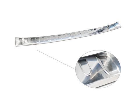 Stainless steel bumper protector suitable for Renault Kangoo III Furgon 2021- 'Ribs', Image 6