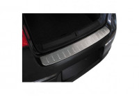 Stainless steel bumper protector suitable for Renault Laguna III Break 2007- 'Ribs'