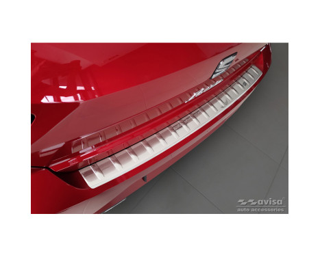 Stainless steel bumper protector suitable for Seat Ibiza 6F Facelift 2021- 'Ribs'