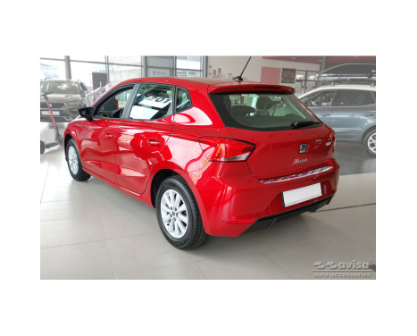 Stainless steel bumper protector suitable for Seat Ibiza 6F Facelift 2021- 'Ribs', Image 6