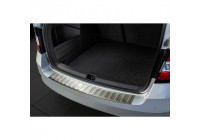 Stainless steel bumper protector suitable for Skoda Fabia III Combi 2015- 'Ribs'