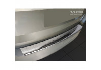 Stainless steel bumper protector suitable for Skoda Fabia III Combi Facelift 2018- 'Ribs'