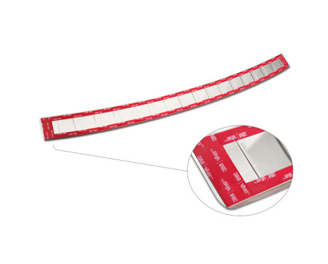 Stainless steel bumper protector suitable for Skoda Fabia IV Hatchback 2021- 'Ribs', Image 7