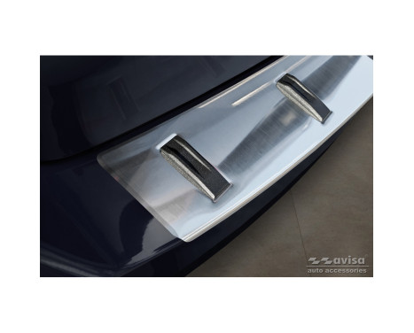 Stainless steel bumper protector suitable for Skoda Octavia III Combi Facelift 2017-2020 'STRONG EDITION', Image 4