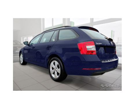 Stainless steel bumper protector suitable for Skoda Octavia III Combi Facelift 2017-2020 'STRONG EDITION', Image 5