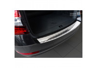 Stainless steel bumper protector suitable for Skoda Octavia III Kombi Facelift 2017- 'Ribs'