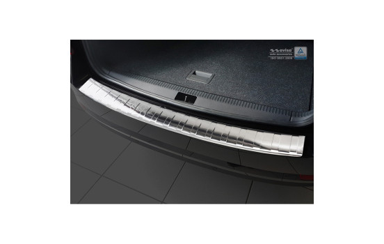 Stainless steel bumper protector suitable for Skoda Octavia III Kombi Facelift 2017- 'Ribs', Image 2