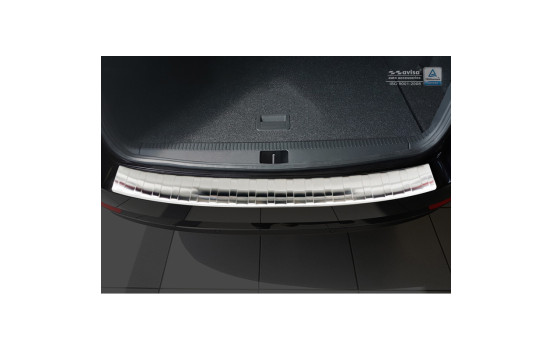 Stainless steel bumper protector suitable for Skoda Octavia III Kombi Facelift 2017- 'Ribs', Image 3