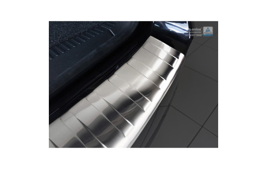 Stainless steel bumper protector suitable for Skoda Octavia III Kombi Facelift 2017- 'Ribs', Image 4