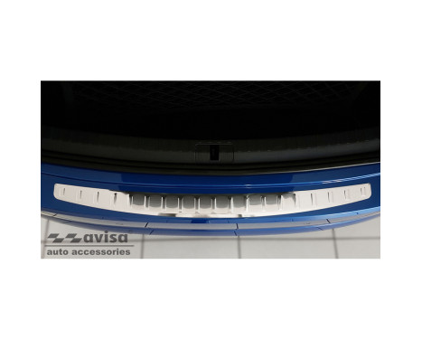 Stainless steel bumper protector suitable for Skoda Octavia IV Liftback 2020- 'Ribs', Image 3