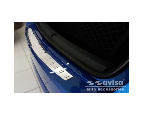 Stainless steel bumper protector suitable for Skoda Octavia IV Liftback 2020- 'Ribs', Image 5