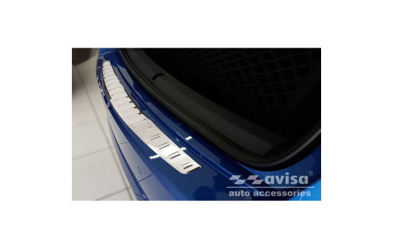Stainless steel bumper protector suitable for Skoda Octavia IV Liftback 2020- 'Ribs', Image 5