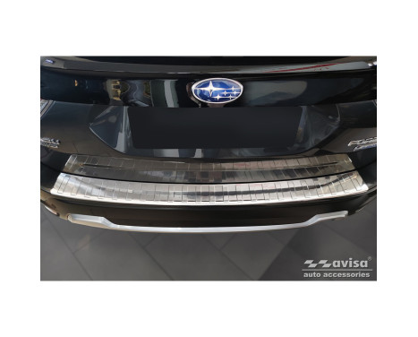 Stainless steel bumper protector suitable for Subaru Forester (SK) 2018- 'Ribs', Image 2