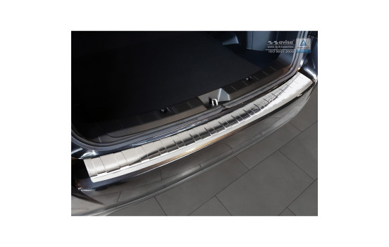 Stainless steel bumper protector suitable for Subaru Impreza V GT 5-door 2017- 'Ribs', Image 2