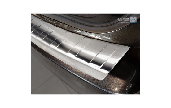 Stainless steel bumper protector suitable for Subaru Impreza V GT 5-door 2017- 'Ribs', Image 4