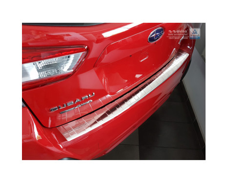 Stainless steel bumper protector suitable for Subaru XV II 2017- 'Ribs'