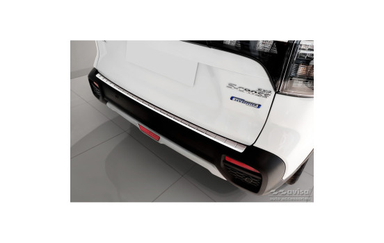 Stainless steel bumper protector suitable for Suzuki S-Cross II 2022- 'Ribs'