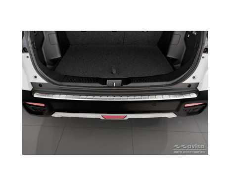 Stainless steel bumper protector suitable for Suzuki S-Cross II 2022- 'Ribs', Image 3