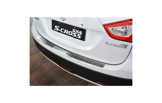 Stainless steel bumper protector suitable for Suzuki SX-4 S-Cross 2013-