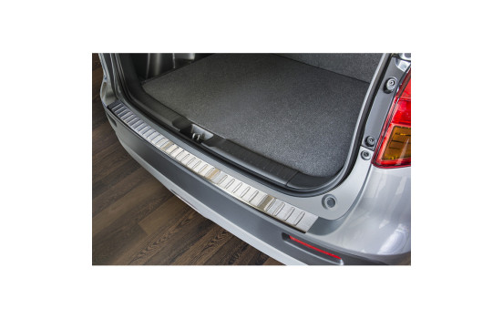 Stainless steel bumper protector suitable for Suzuki Vitara II 2015- 'Ribs'