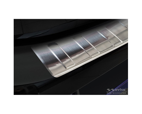 Stainless steel bumper protector suitable for Toyota Aygo X 2022- 'Ribs', Image 4