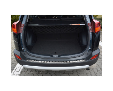 Stainless steel bumper protector suitable for Toyota RAV-4 2013-2015 'Ribs', Image 3
