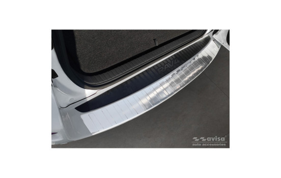 Stainless steel bumper protector suitable for Toyota RAV-4 III 2005-2008 & FL 2008-2012 'Ribs'