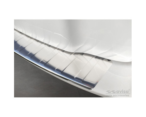 Stainless steel bumper protector suitable for Toyota RAV-4 III 2005-2008 & FL 2008-2012 'Ribs', Image 4