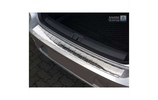 Stainless steel bumper protector suitable for Volkswagen Arteon 2017- 'Ribs'