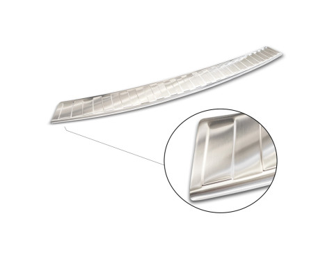 Stainless steel bumper protector suitable for Volkswagen Caravelle T6 2015- & FL 2019- (with tailgate) 'Ri, Image 6