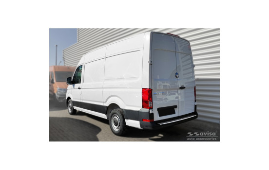 Stainless steel bumper protector suitable for Volkswagen Crafter & MAN TGE 2017- 'Ribs' ('XL' versio, Image 5