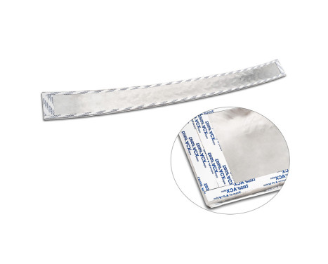 Stainless steel bumper protector suitable for Volkswagen Crafter & MAN TGE 2017- 'Riffled' ('XL' ver, Image 7