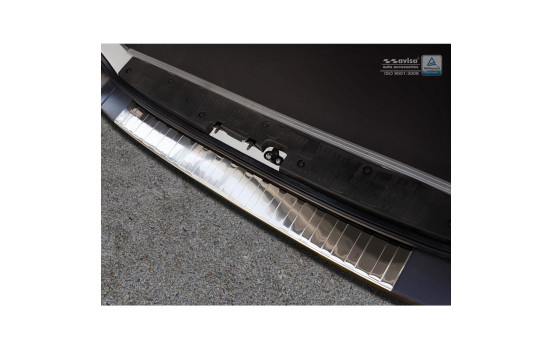 Stainless steel bumper protector suitable for Volkswagen Crafter TGE 2017- 'Ribs', Image 3