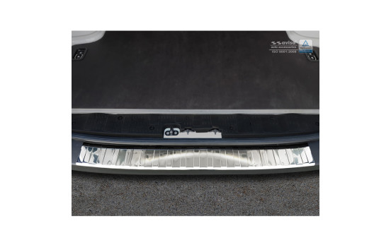 Stainless steel bumper protector suitable for Volkswagen Crafter TGE 2017- 'Ribs', Image 4