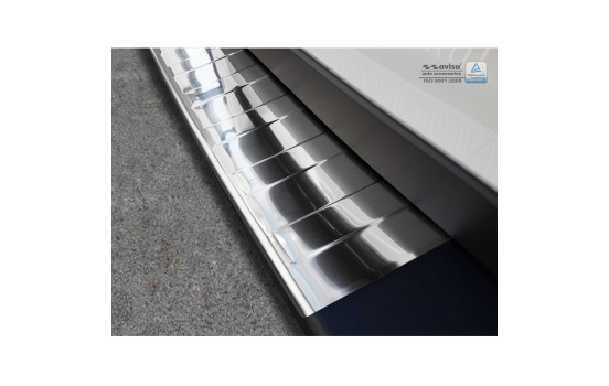 Stainless steel bumper protector suitable for Volkswagen Crafter TGE 2017- 'Ribs', Image 5