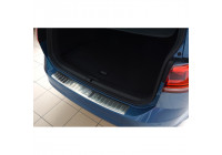 Stainless steel bumper protector suitable for Volkswagen Golf VII Variant 2012- 'Ribs'