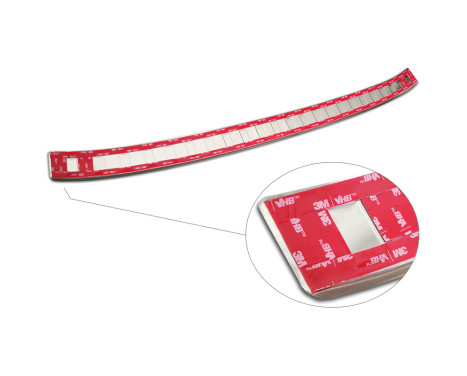 Stainless steel bumper protector suitable for Volkswagen Golf VIII Variant 2020- 'Ribs', Image 6