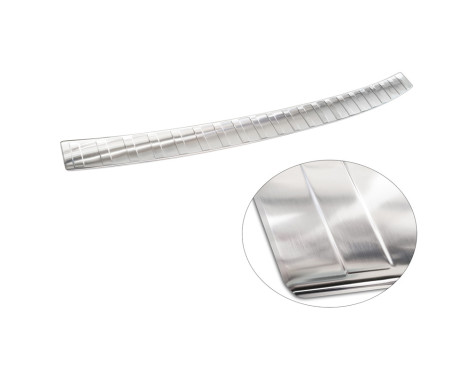 Stainless steel bumper protector suitable for Volkswagen Multivan T7 2021- - 'Ribs', Image 6