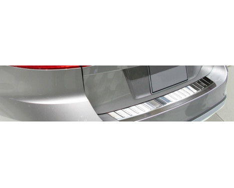 Stainless steel bumper protector suitable for Volkswagen Passat Alltrack 2012- 'Ribs'